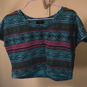 Loose fitted crop top